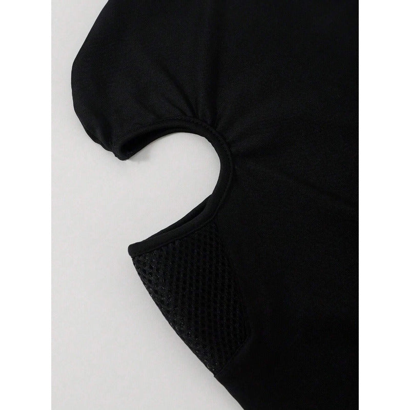 Pasamontañas Caliente Interior De Chiporro Balaclava Moto  Negro Carbon Unica