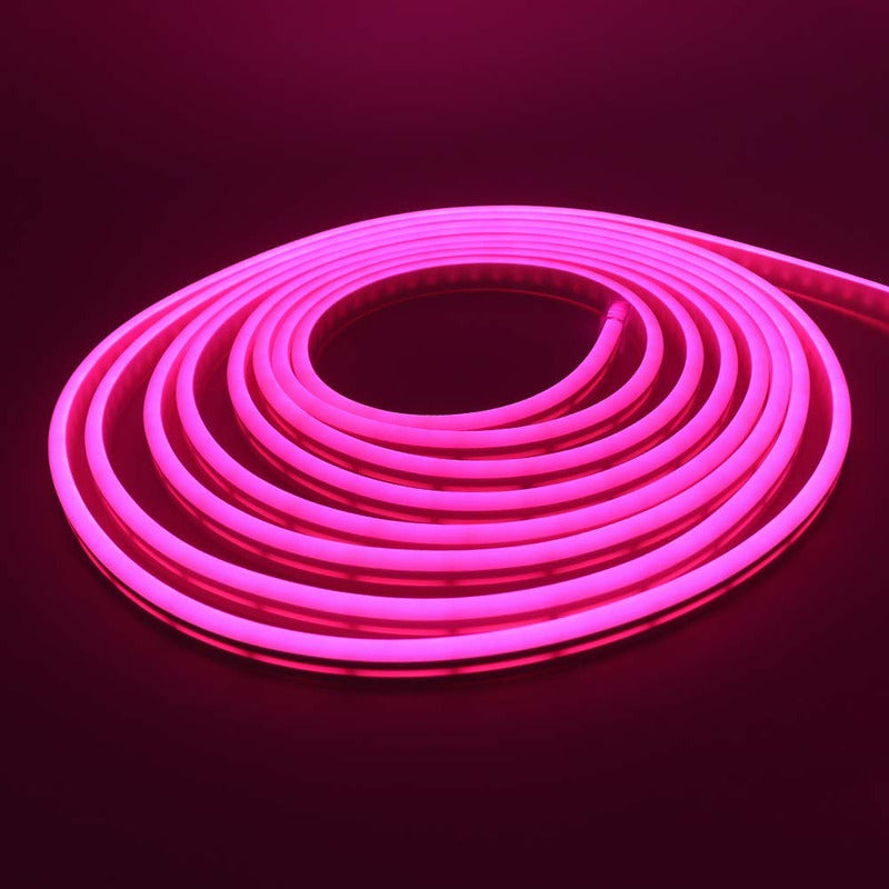 Cinta Led Neon Luz 5 Metros Flexibletransformador 12v
